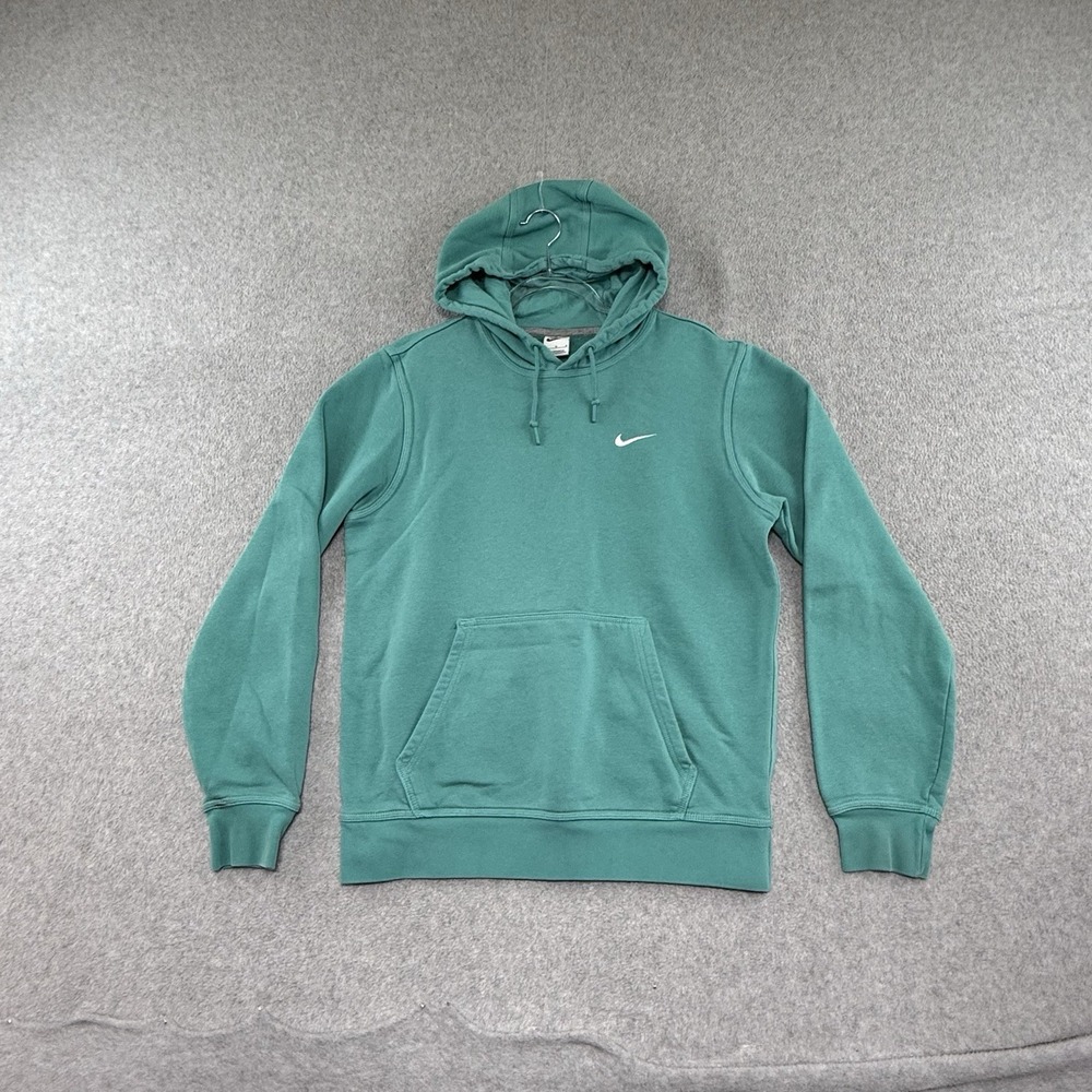 Nike Sportswear Club Fleece Hoodie Mens XL Washed Teal Turquoise Pullover